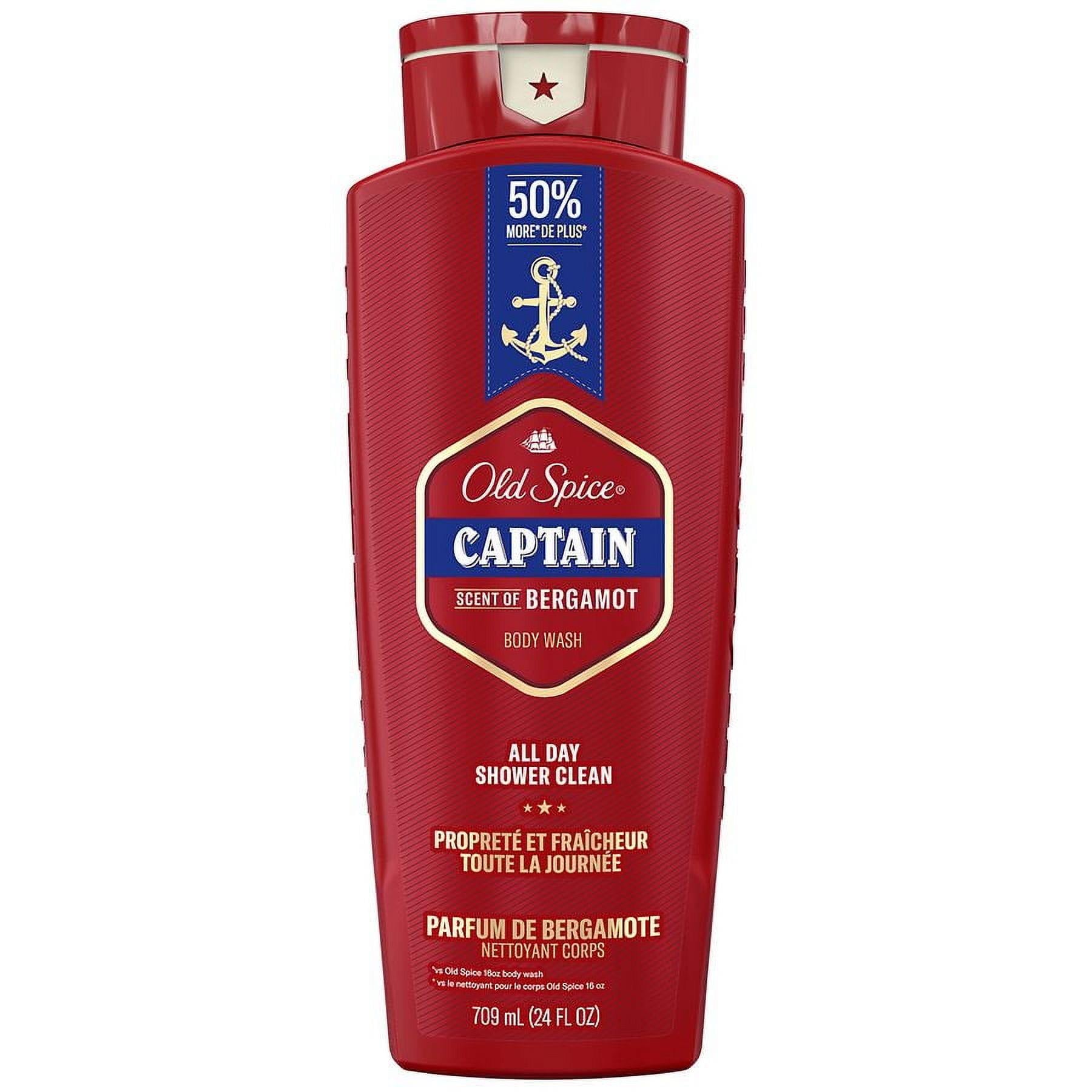 Old Spice Captain Scent of Bergamot Body Wash for Men Duş Jeli 709 mL