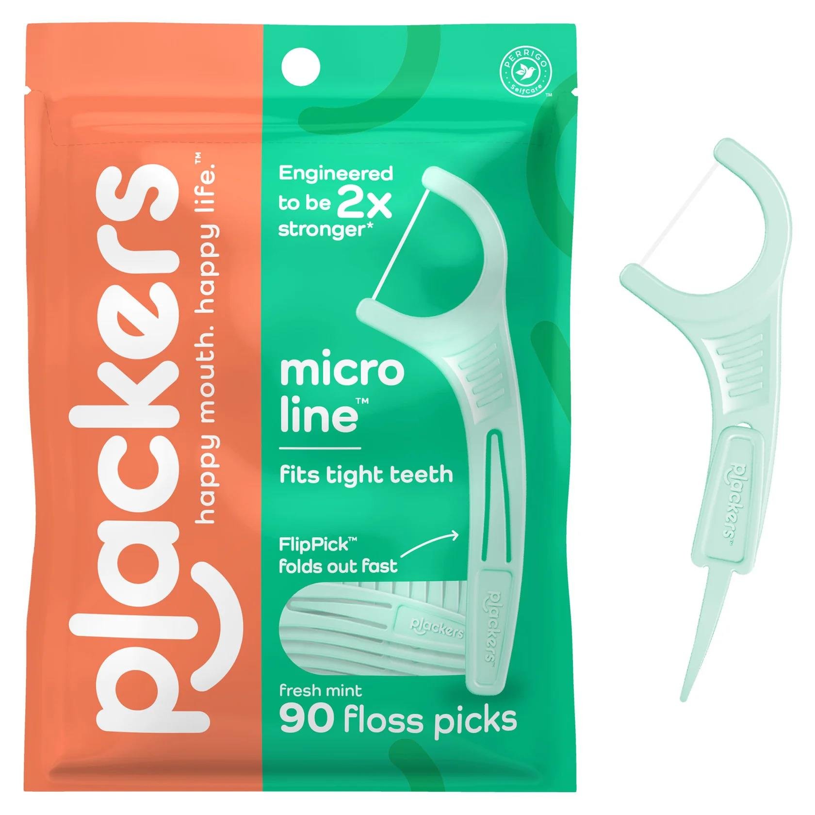 Plackers Micro Line 90 Floss Pick Diş İpi