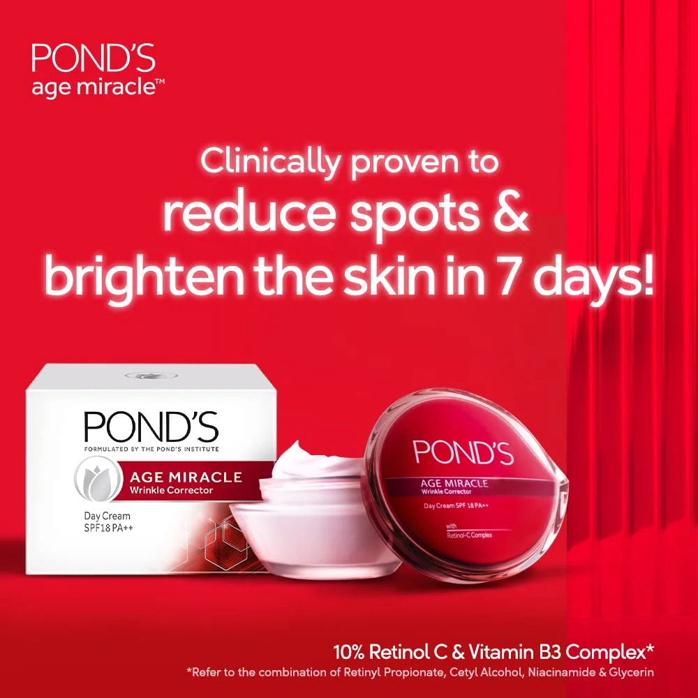 Ponds Age Miracle Wrinkle Kırışıklık Düzeltici Gündüz Kremi 50Gr 