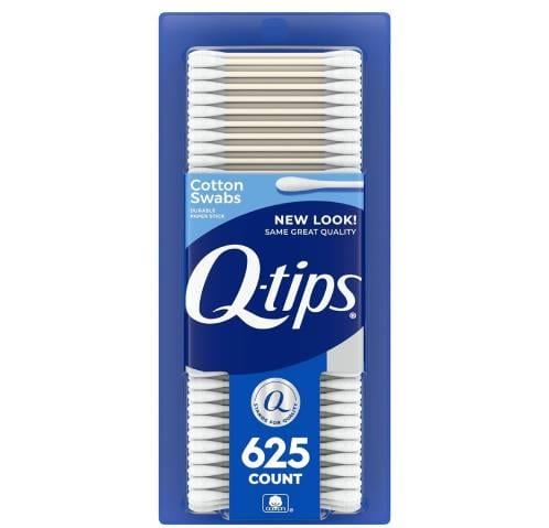 Q-tips Cotton Swabs For Hygiene and Beauty Care Original Cotton Swab Made With 100% Cotton Kulak Temizleme Çubuğu 625 Count