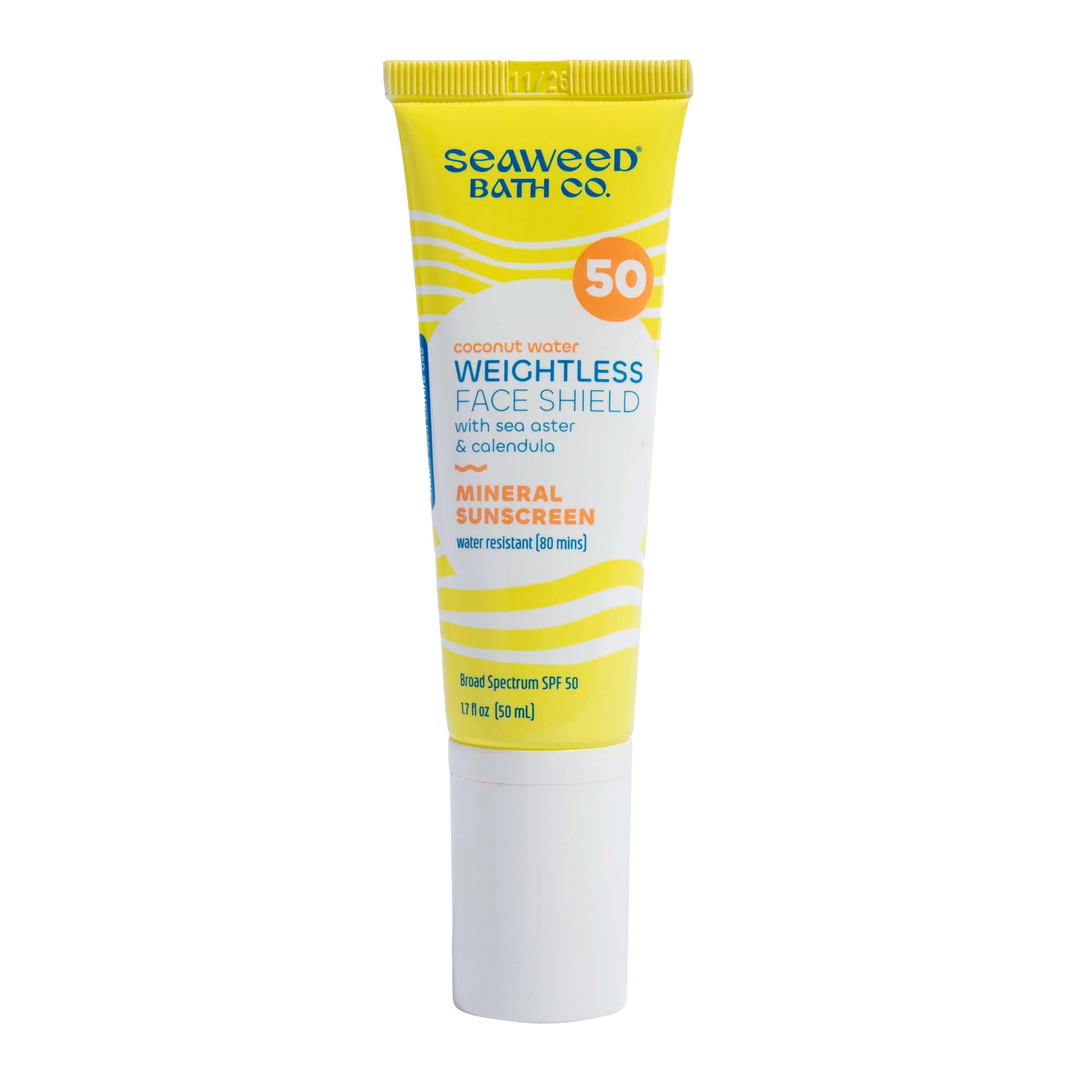 Seaweed Weıghtless Face Shıeld With Sea Aster&Calendula SPF 50 Mıneral Sunscreen 100 ml
