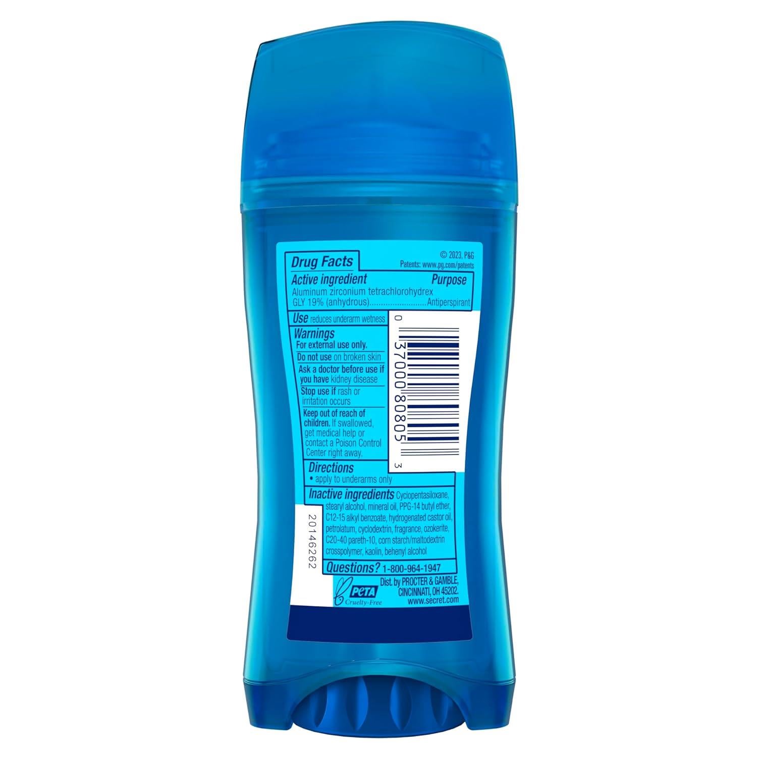 Secret deodorant Outlast Completely Clean invisible solid Deodorant Jel 73 g