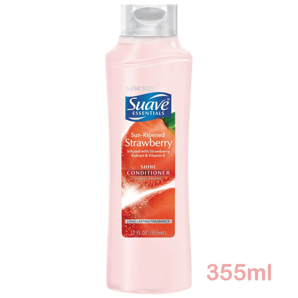 Suave Essentials Sun-Ripened Strawberry Shine Conditioner Saç Kremi 355ml