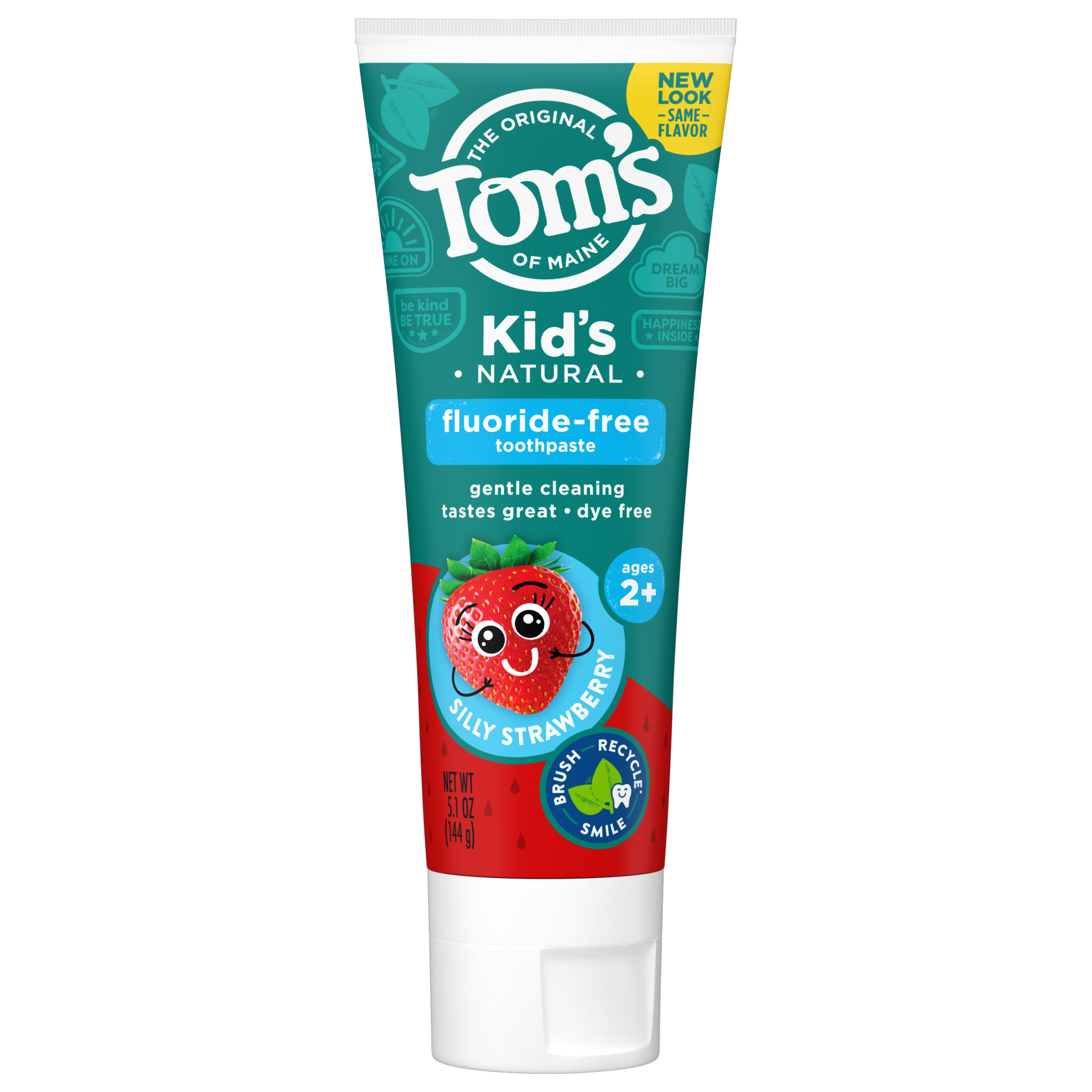 Tom's of Maine Çocuk Florürsüz Çilekli Doğal Diş Macunu 144 gr