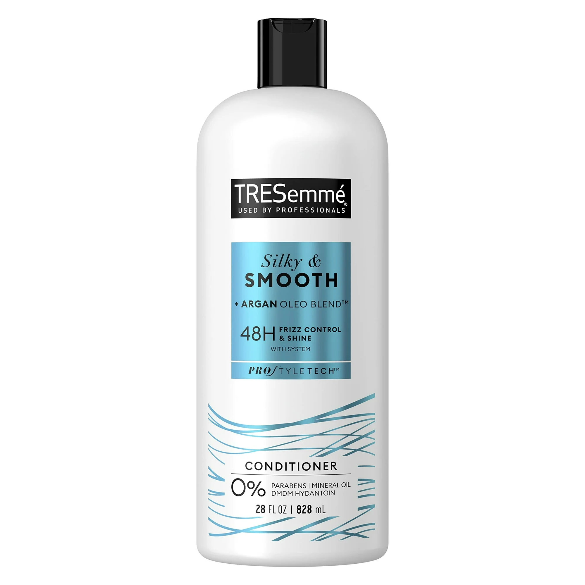 TRESemmé Silky & Smooth Anti-Frizz Conditioner for Frizzy Hair Formulated With Pro Style Technology,828ml