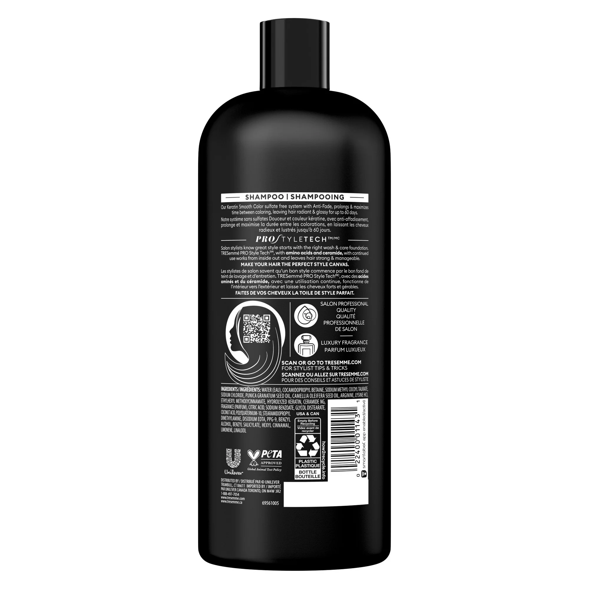TRESemme Keratin Pürüzsüz Renkli Günlük Şampuan 828ml