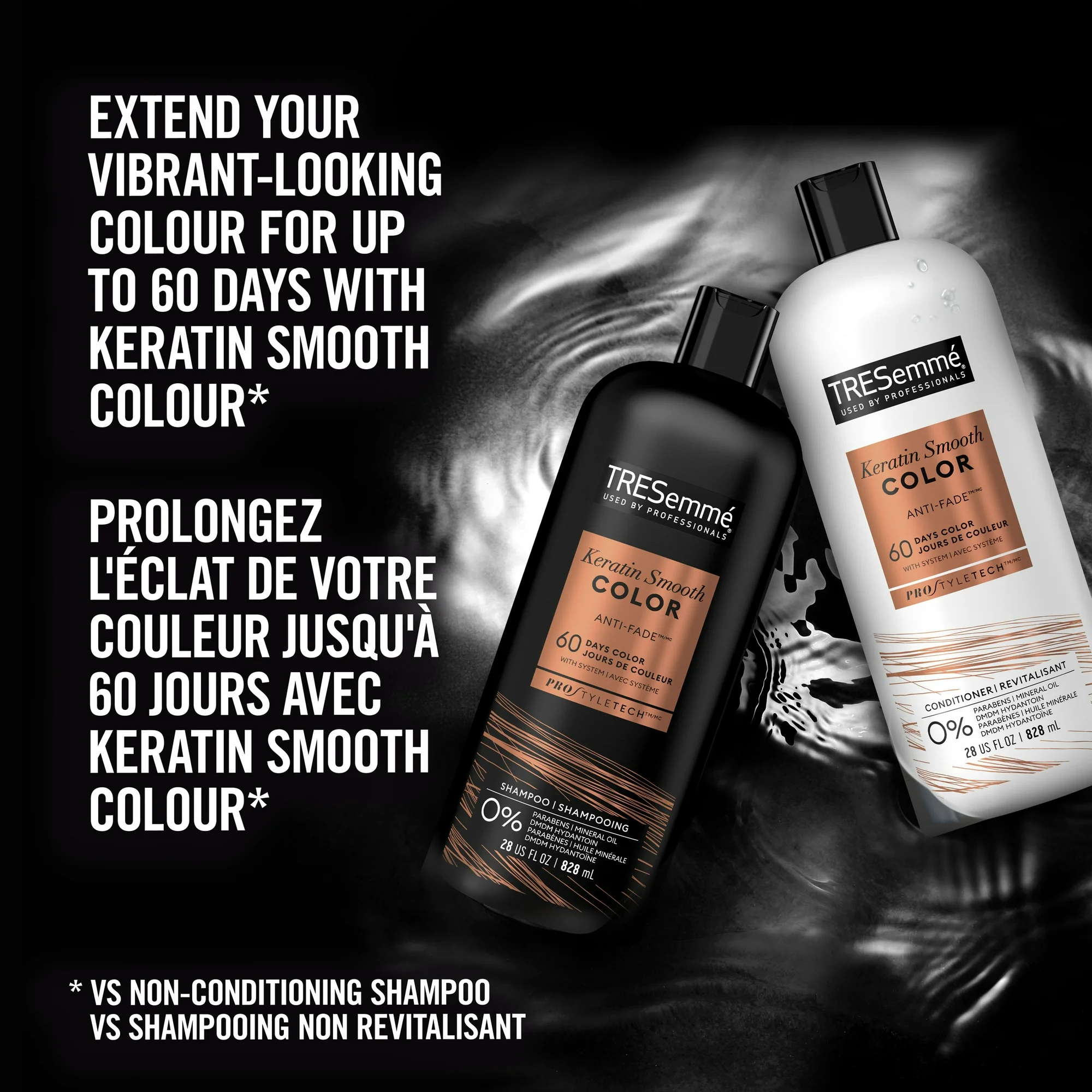 TRESemme Keratin Smooth Anti Fade Purple Conditioner,828ml