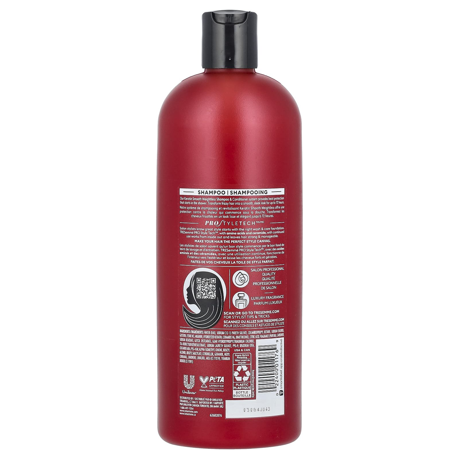 Tresemme, Keratin Smooth Weightless Shampoo,828ml