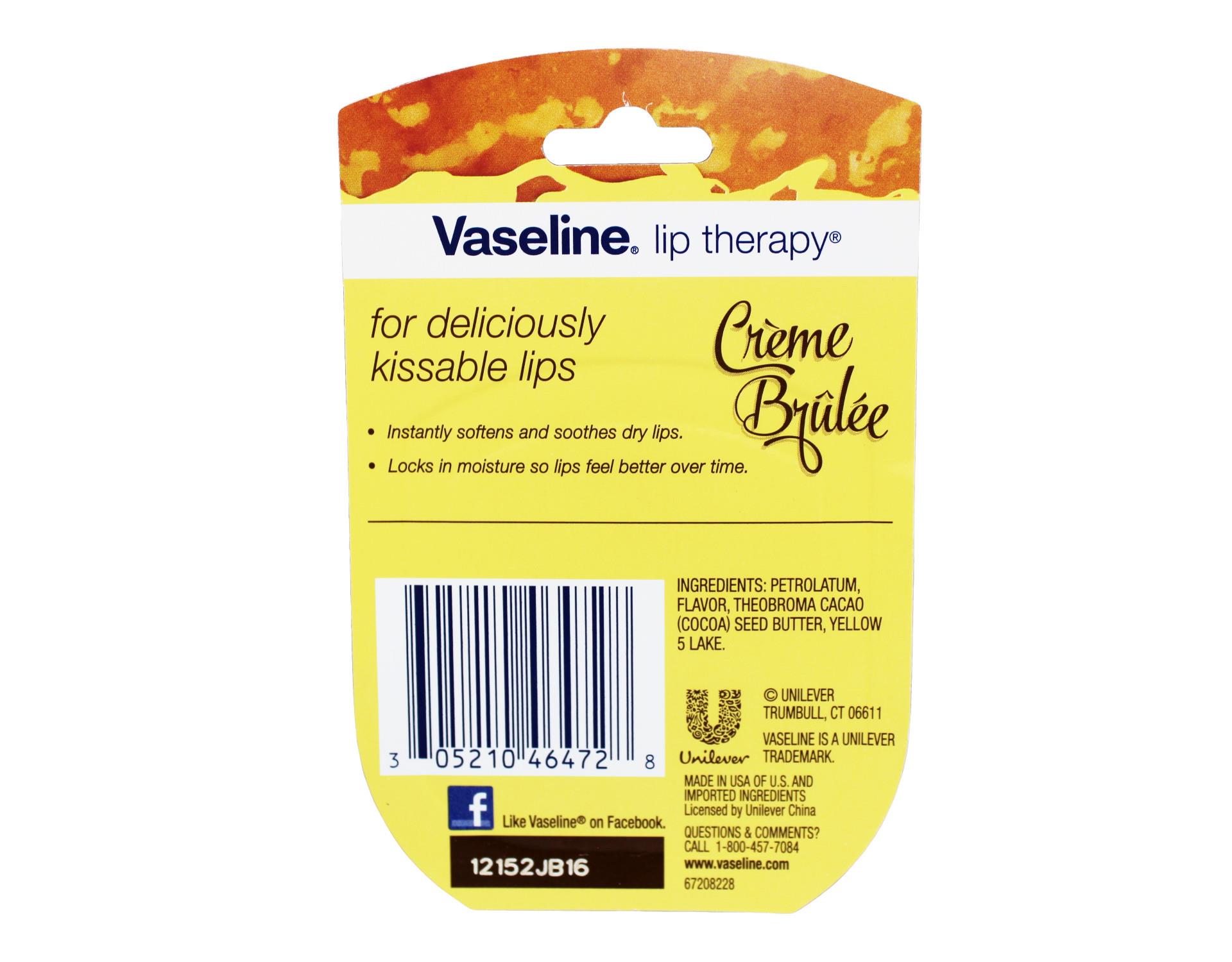 Vaseline Lip Therapy Creme Brulee Dudak Bakımı 7 gr