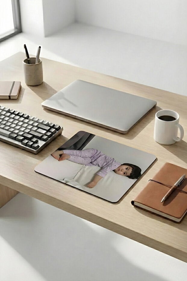 18x22 Cm Desenli Mouse Pad Baskılı Tasarımlı Mouse Pad,Ofis Aksesuarları, Tired