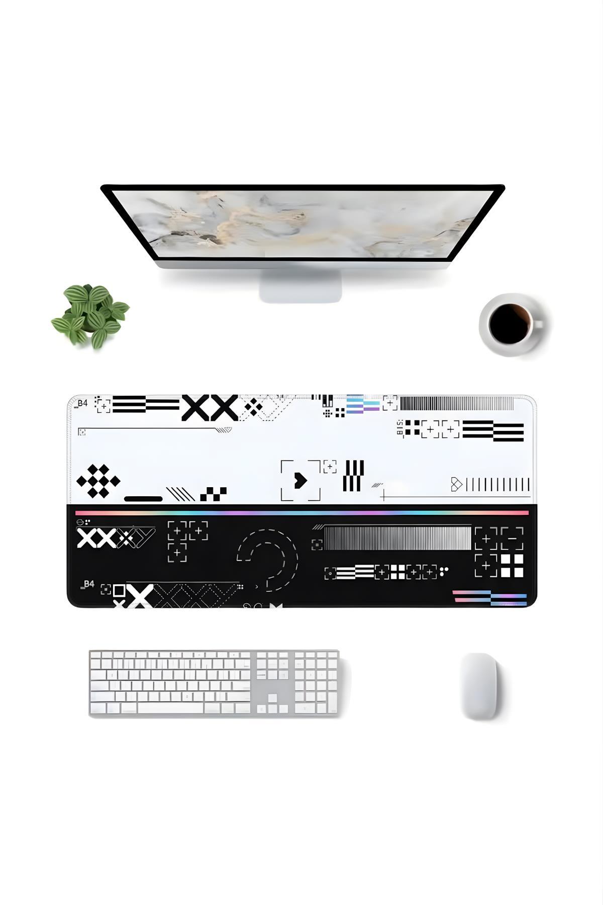 8 Farklı Model Dikişli Kenar 70x30 cm Dijital Oyuncu Gaming Mouse Pad