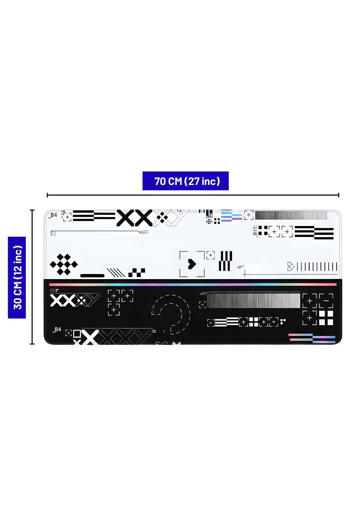 8 Farklı Model Dikişli Kenar 70x30 cm Dijital Oyuncu Gaming Mouse Pad