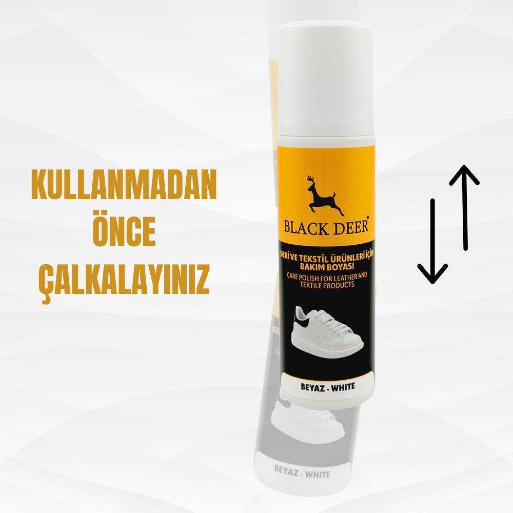 Beyaz Ayakkabı,Deri,Kumaş Boyası,Sneaker Beyaz Ayakkabı Temizleyici,Ayakkabı Çekeceği 75 ML