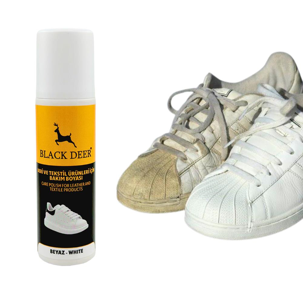 Beyaz Ayakkabı,Deri,Kumaş Boyası,Sneaker Beyaz Ayakkabı Temizleyici,Ayakkabı Çekeceği,Bağcık 75 ML