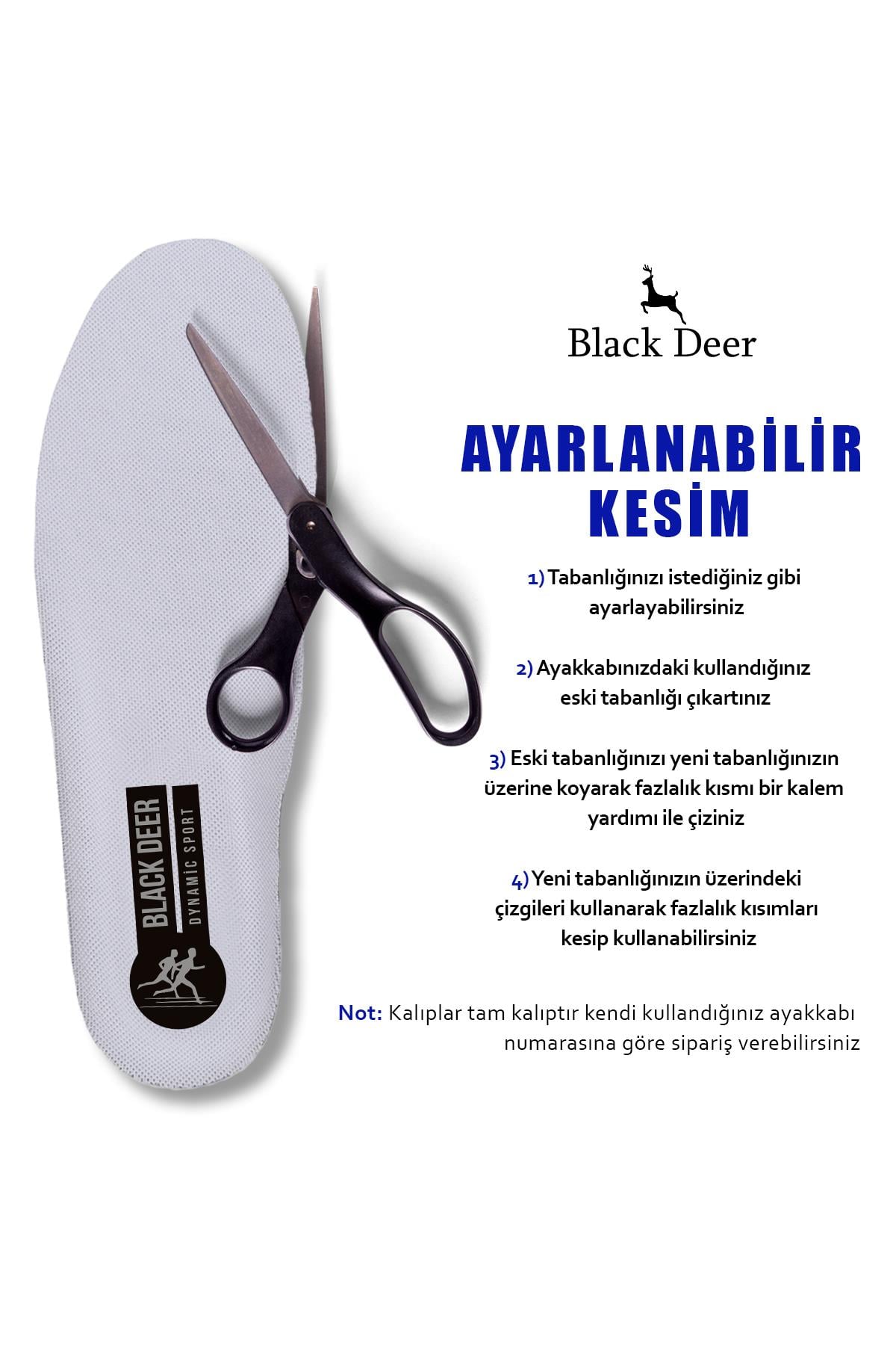Black Deer Dynamic Sport Beyaz Ayakkabı İç Tabanlık