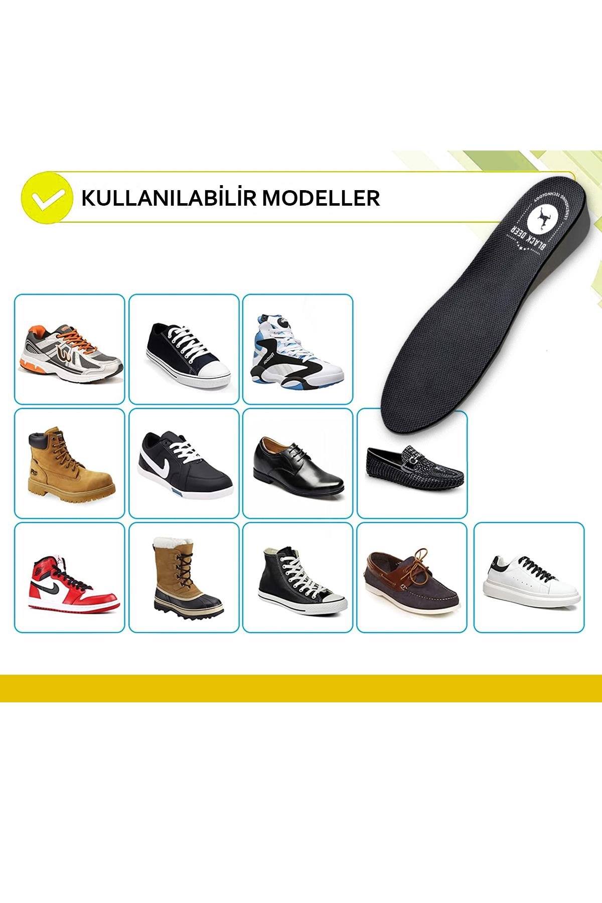 Black Deer Extender 4,5 Cm Siyah Boy Uzatıcı Tabanlık