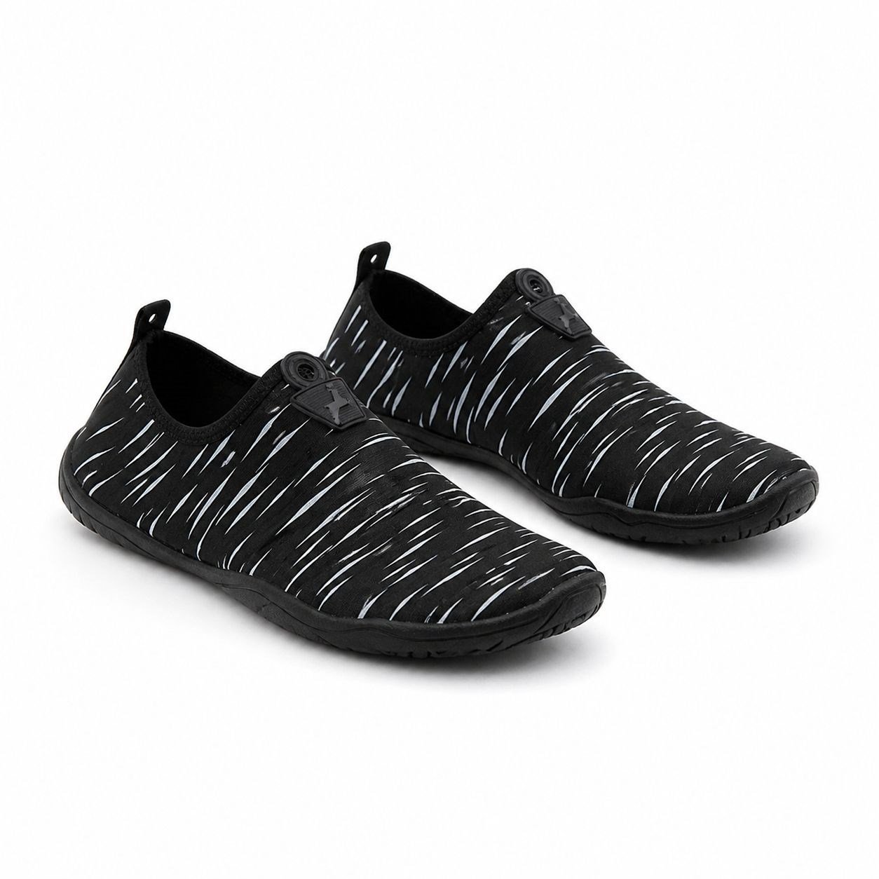Black Deer Dreamy Black and White Multipurpose Beach and Sea Shoes