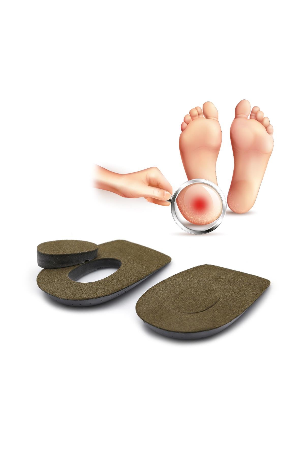 Black Deer Heelspur (Epin Topukluk) Haki Topuk Dikeni Tabanlık