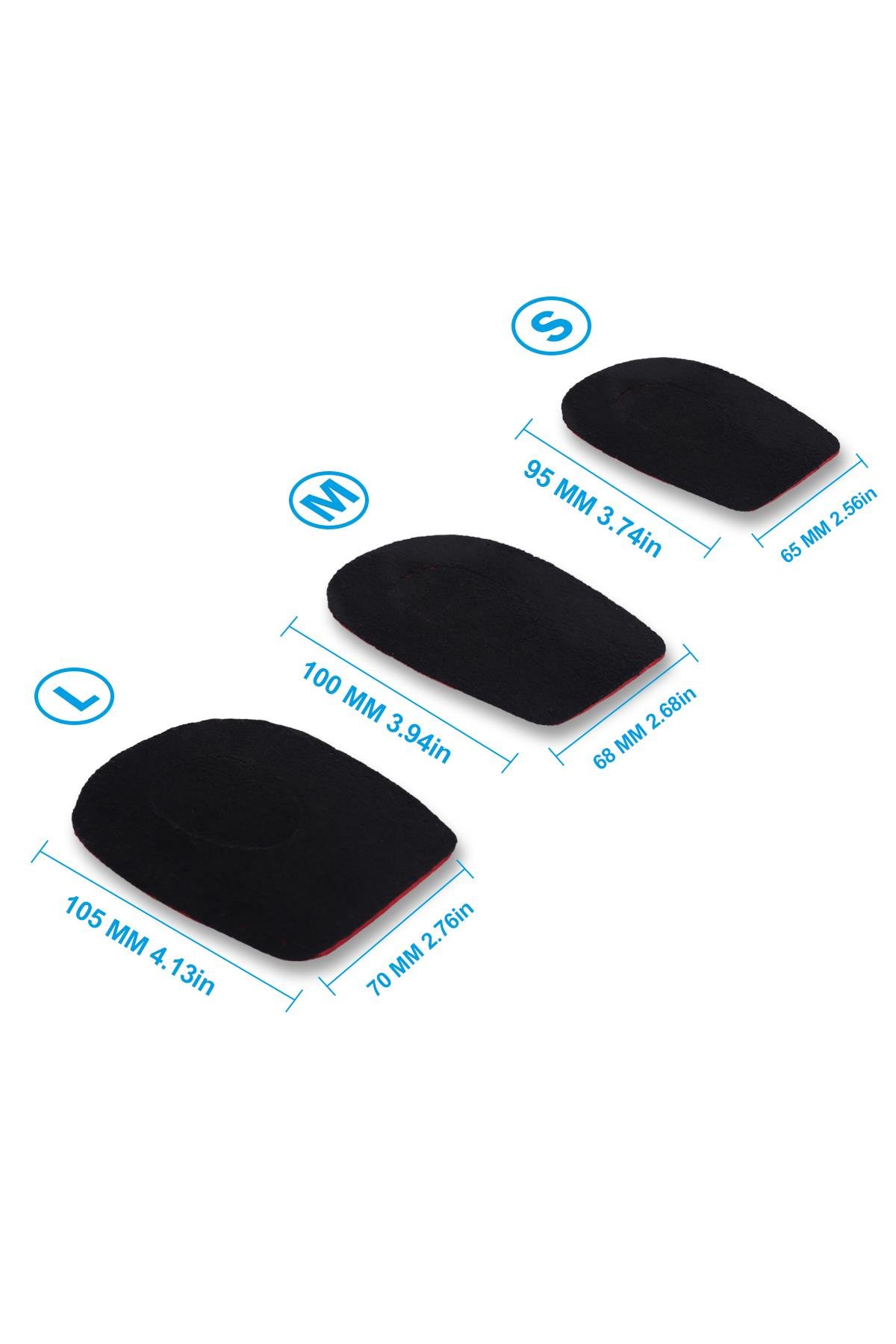 Black Deer Heelspur (Epin Topukluk) Siyah-Kırmızı Topuk Dikeni Tabanlık