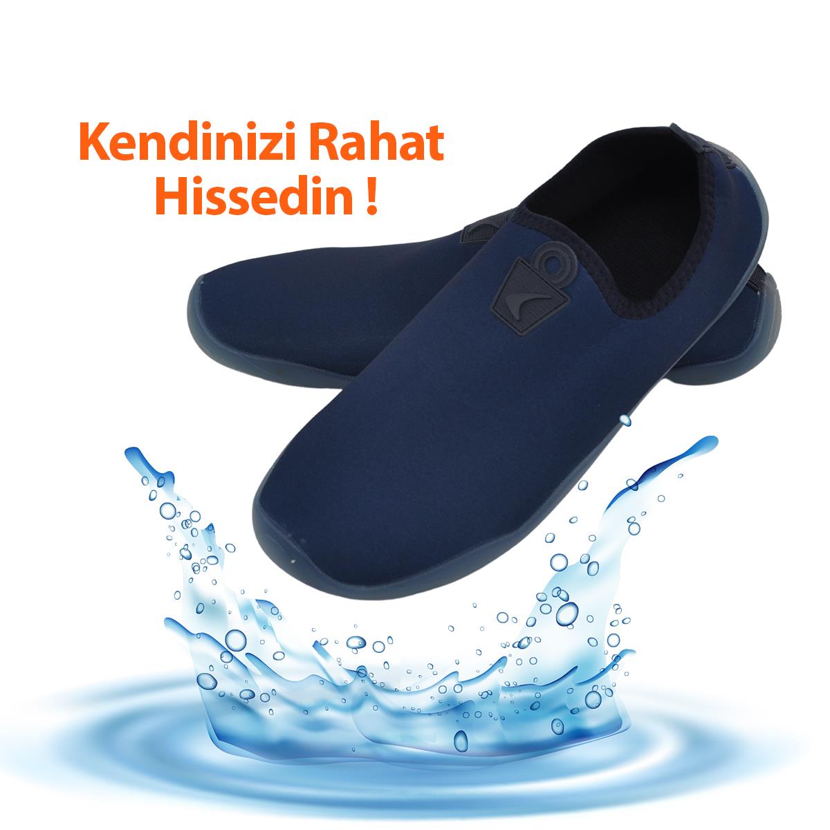 Black Deer Lab Lacivert Çok Amaçlı Plaj ve Deniz Ayakkabısı