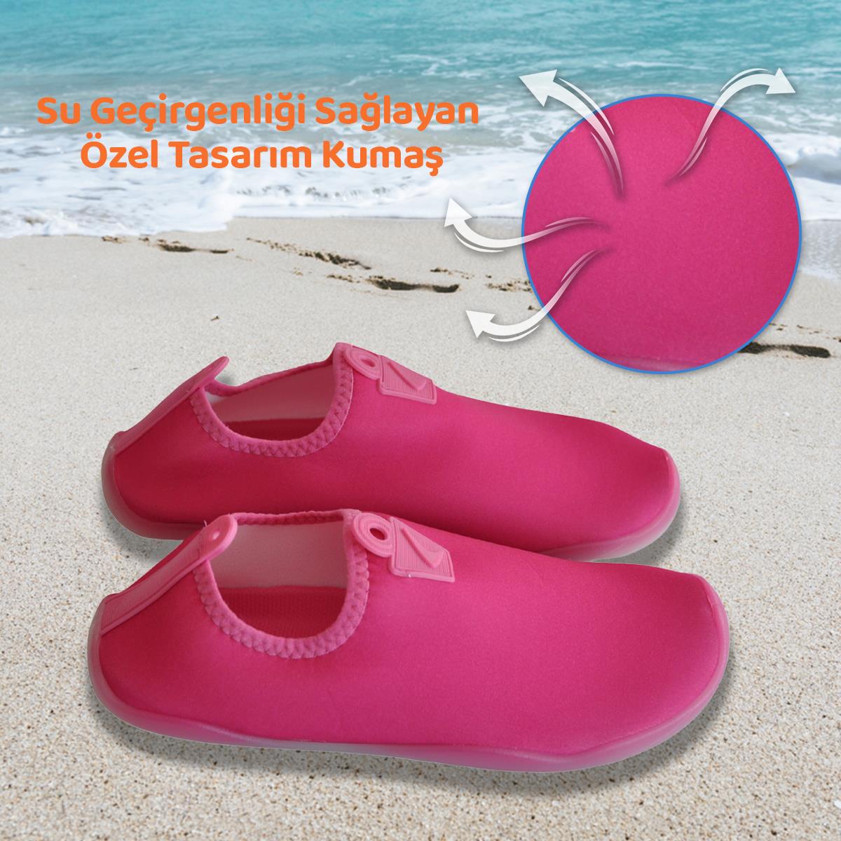 Black Deer Lab Pembe Çok Amaçlı Plaj ve Deniz Ayakkabısı