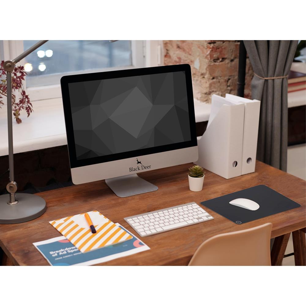 Black Deer Siyah 30x25 Large Boy Professional Gaming Ofis Mouse Pad Kaydırmaz Mouse Pad