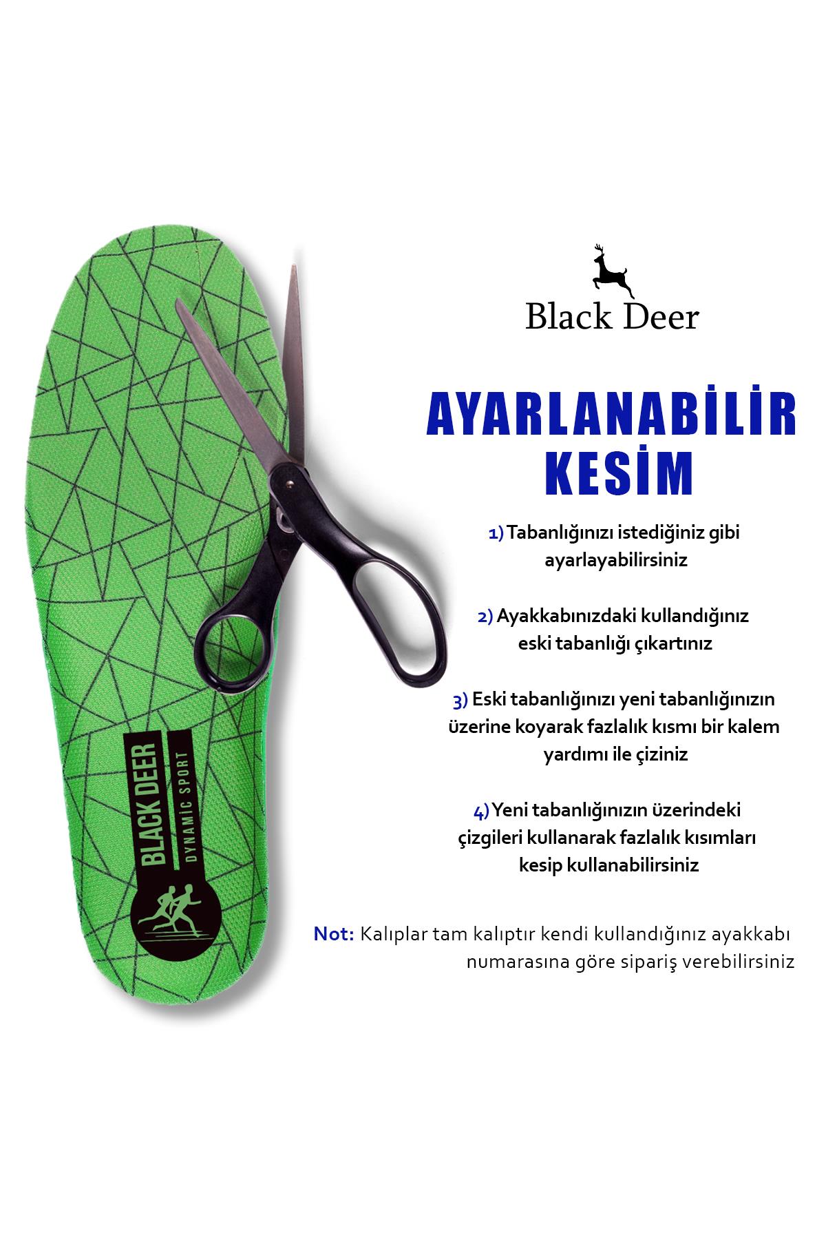 Dynamic  Ayakkabı İç Tabanı ,Spor Tabanlık,Ayakkabı Tabanlığı,Erkek,Kadın,Yeşil Triangle