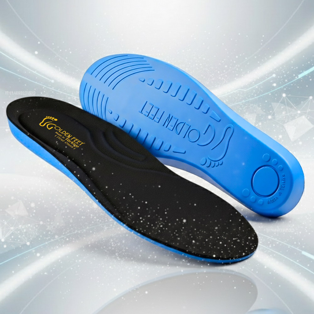 Golden Feet Memory Foam Ortopedik Tabanlık Rahat Yumuşak Konforlu Destekli Günlük Spor Erkek Kadın