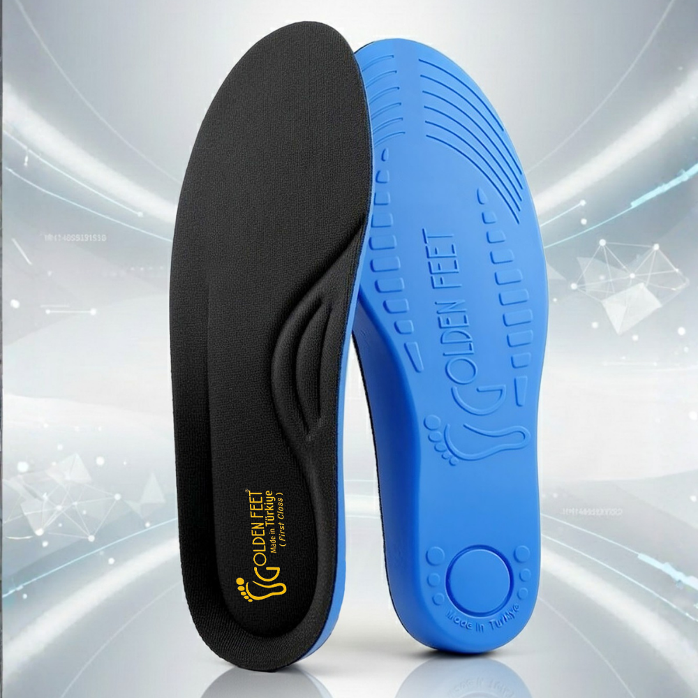 Golden Feet Memory Foam Ortopedik Tabanlık Rahat Yumuşak Konforlu Destekli Günlük Spor Erkek Kadın