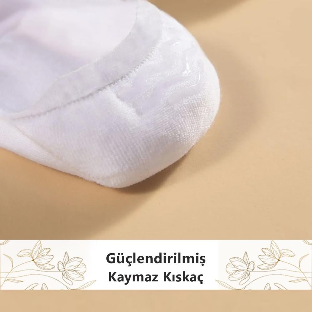Görünmez Babet Pamuklu  Çorap Unisex 6 Çift 