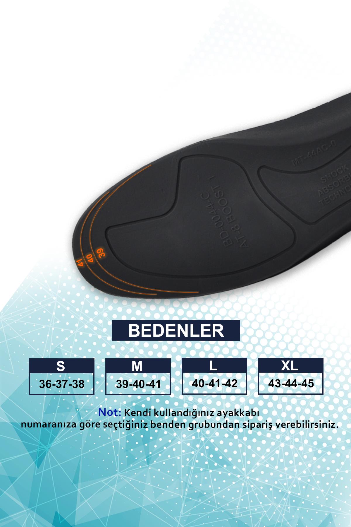 N20 Yumuşak Ortopedik Tabanlık,Rahat Tabanlık,Konfor Tabanı,Darbe Emici,İç Tabanlık,Erkek,Kadın,Gri