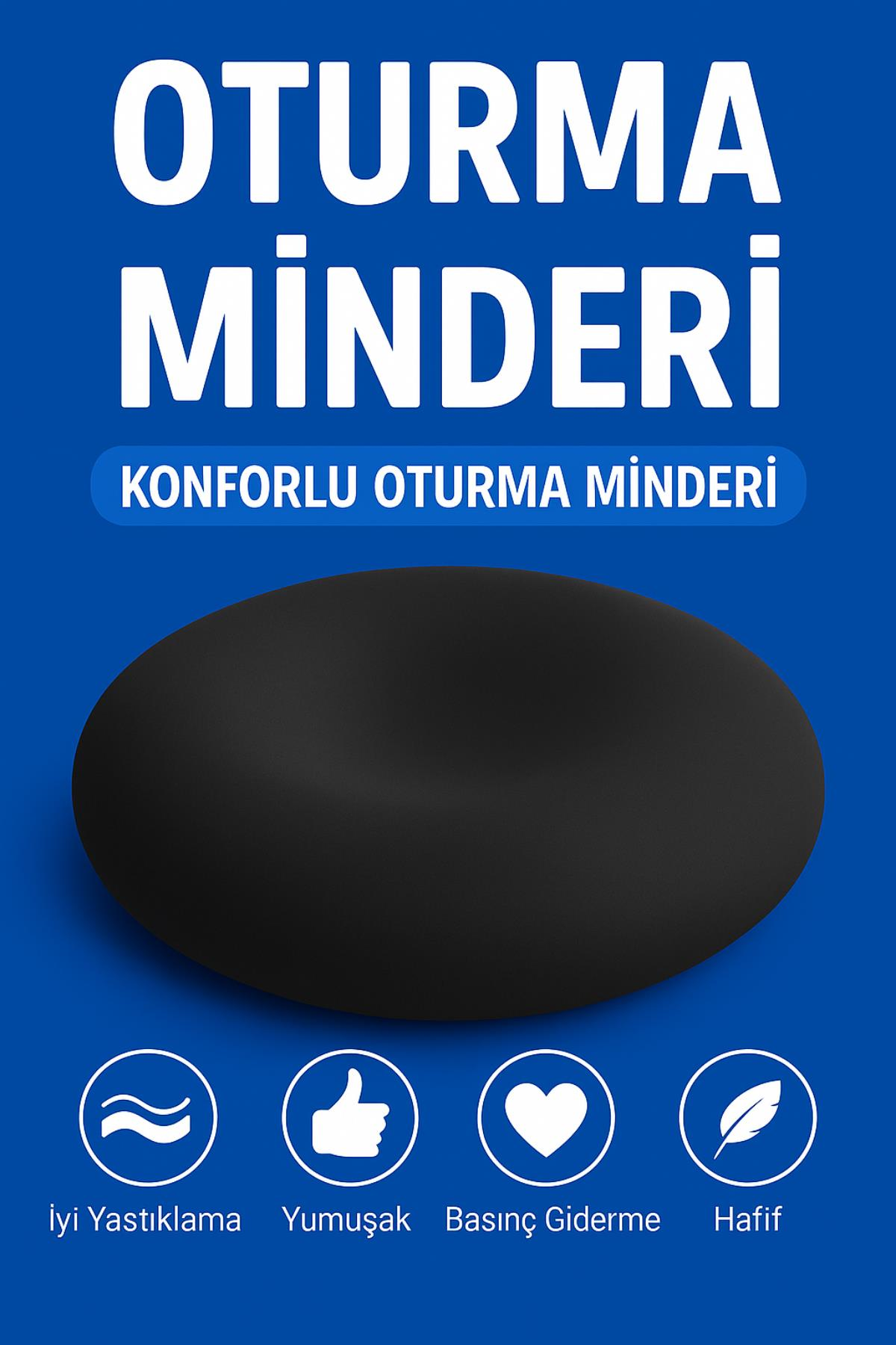 Oturma Simidi Hemoroid Basur Fistül Çatlak ve Oturma Bölgesi Sorunları İçin Minder