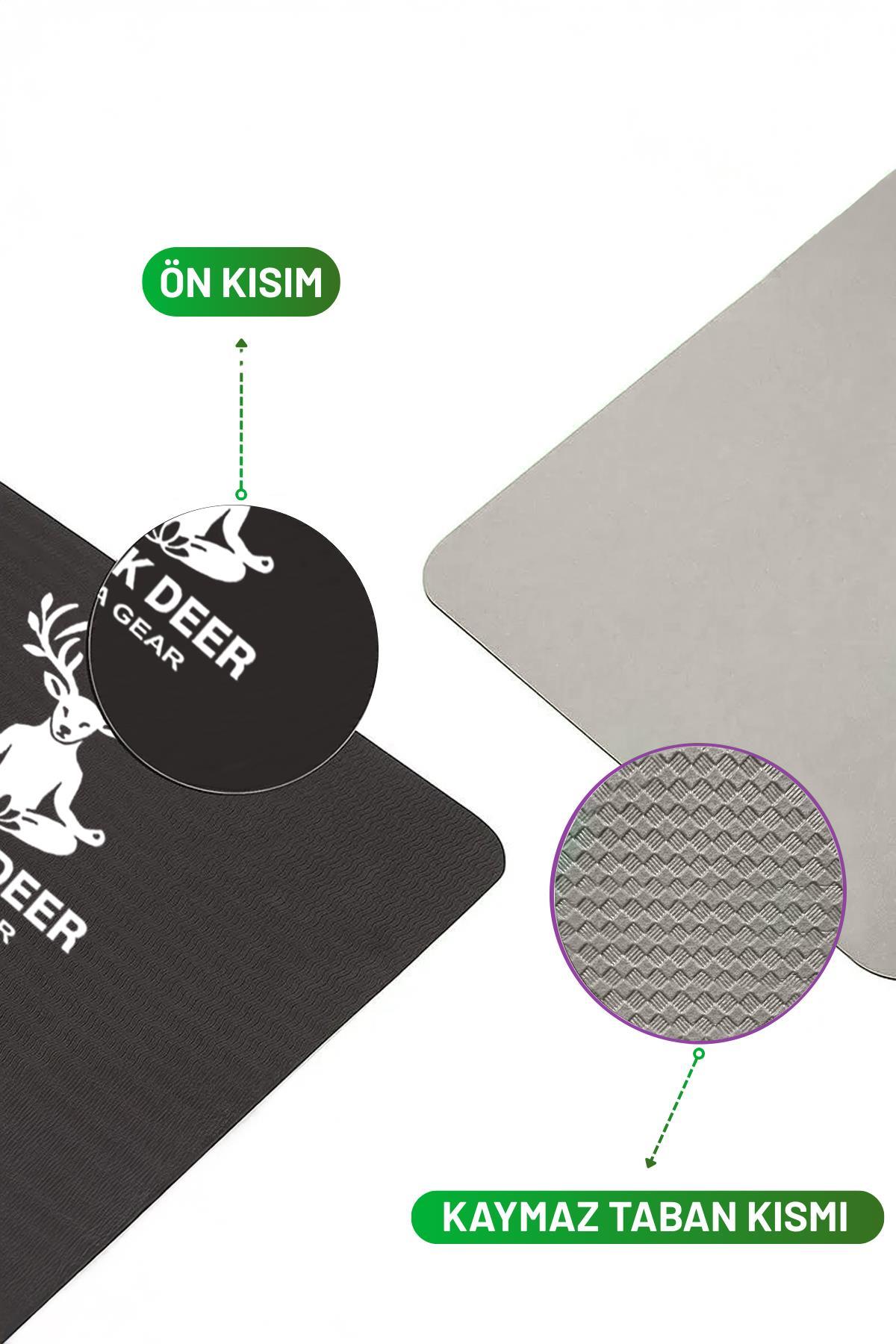 Premium Kaymaz Pilates ve Yoga Matı – Çift Yüzeyli, Ekstra Konforlu ve Dayanıklı