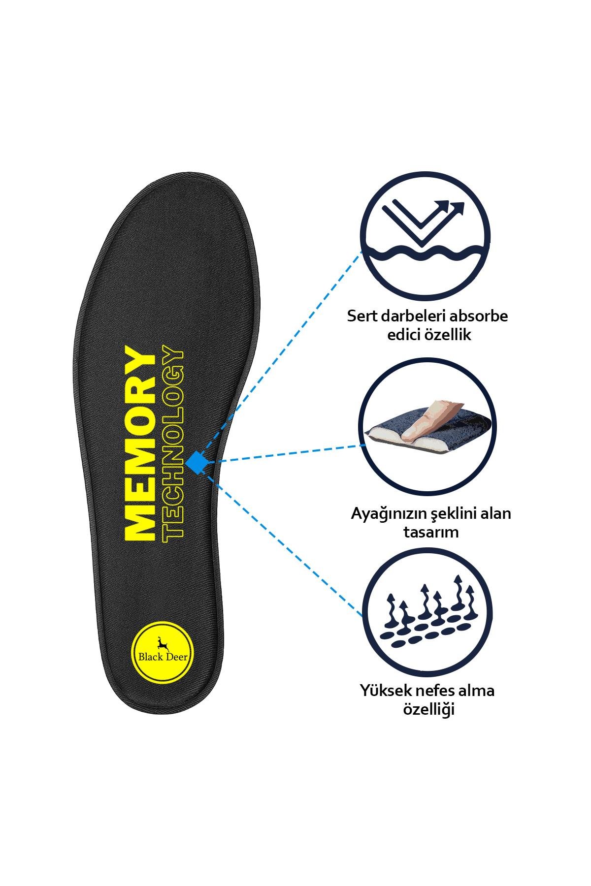 Q90 Memory Foam Spor Ayakkabı İç Tabanlık,Yumuşak Ortopedik Tabanı,Rahat Tabanlık,Erkek,Kadın,SİYAH