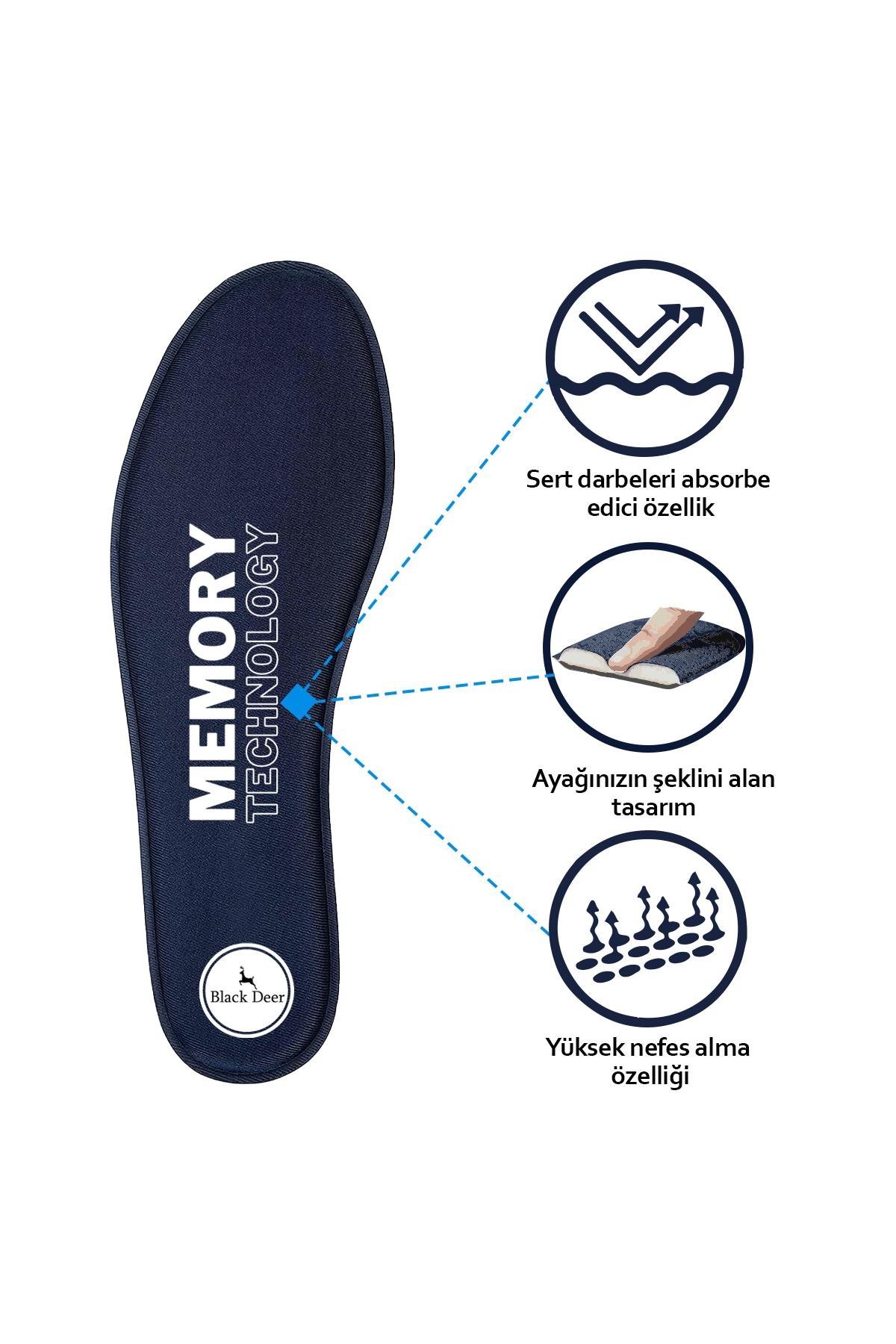 Q90 Memory Foam Spor Ayakkabı İç Tabanlık,Yumuşak Ortopedik Tabanı,Rahat Taban,Erkek,Kadın,LACİVERT