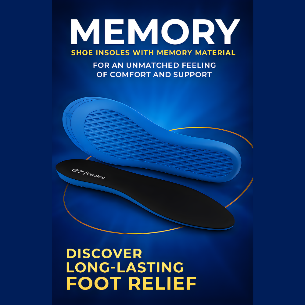 RelaxStep Ortopedik Memory Tabanlık , Rahat Ayakkabı İç Tabanlık , Spor Ayakkabı Tabanlığı