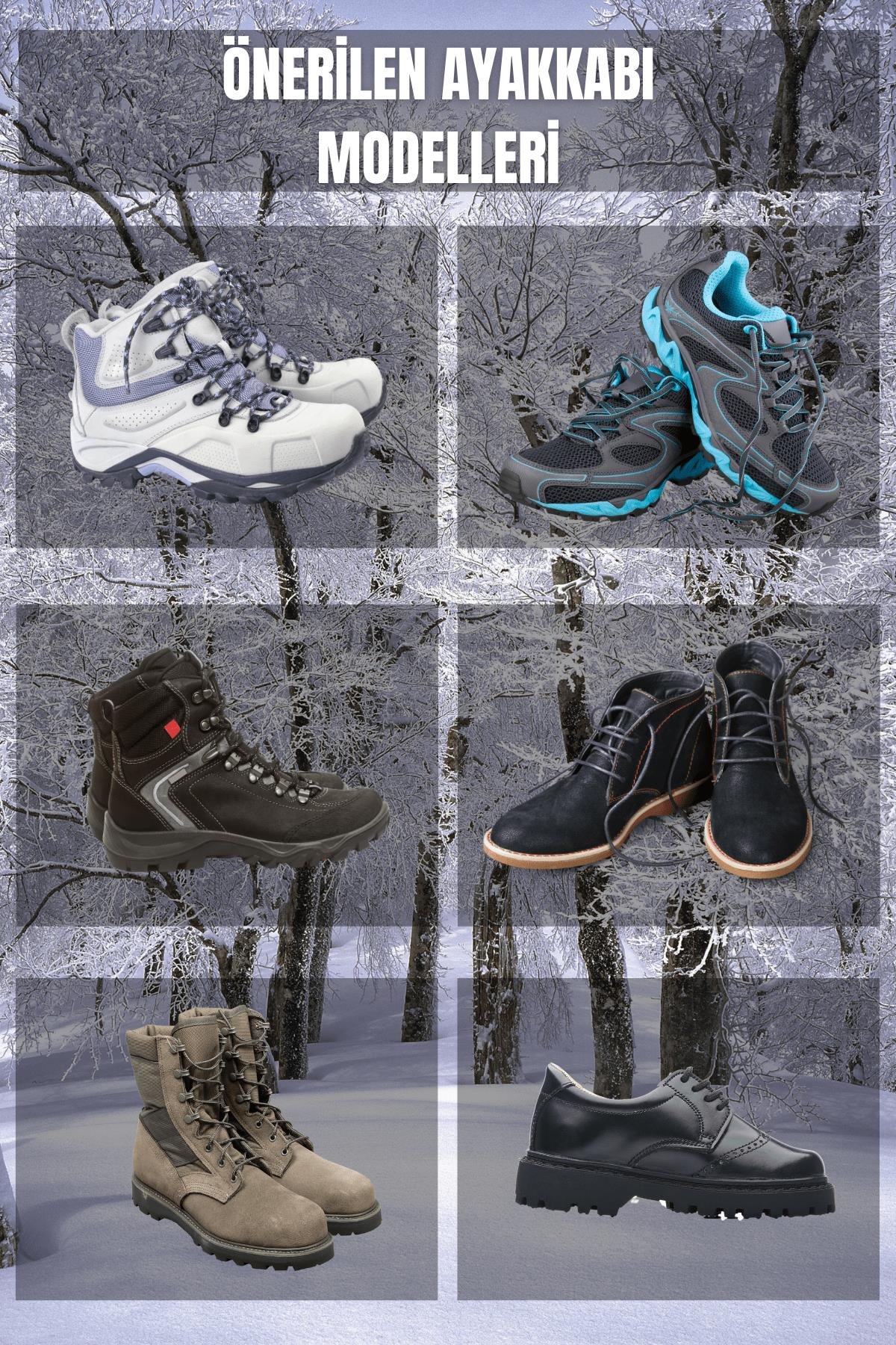 Soft Comfort Sıcak Tutan Termal Yünlü Kışlık Tabanlık Peluş Siyah-Turuncu Ortopedik Tabanlık