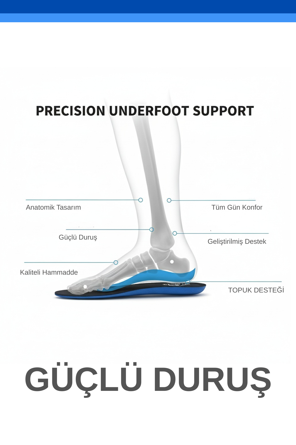 Soft Walk Comfort Rahat Ortopedik Tabanlık Yumuşak Tabanlık Spor Ayakkabı Tabanlığı |