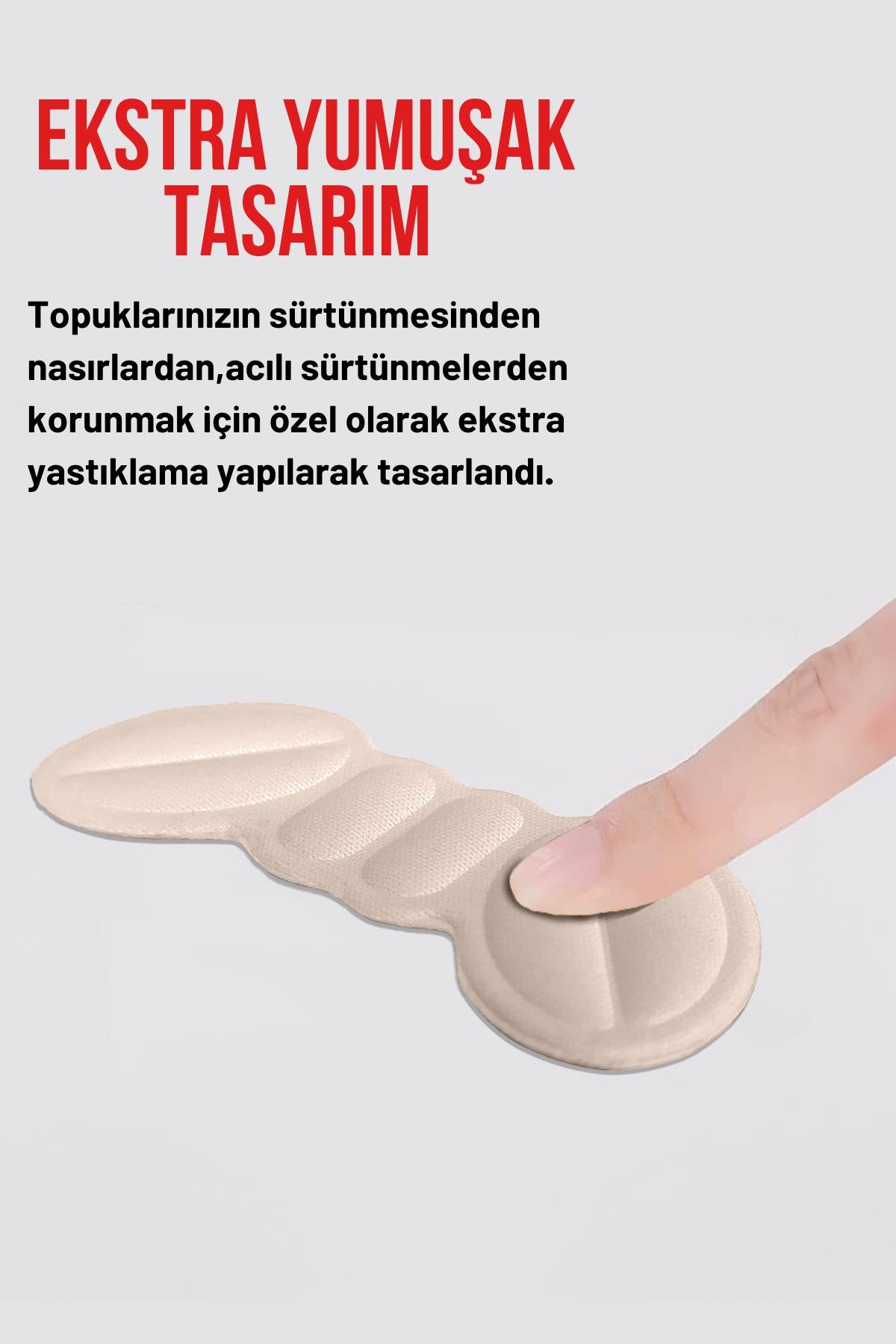 T20 Ayakkabı Topuk Vurma Önleyici Ve Daraltma Pedi Ayakkabı Topuk Koruyucu Aparat 2 Çift