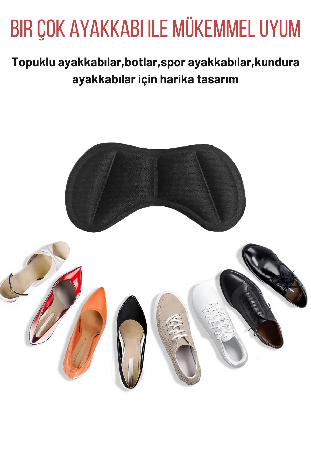 T30 Ayakkabı Topuk Vurma Önleyici Ve Daraltma Pedi Ayakkabı Topuk Koruyucu Aparat 2 Çift