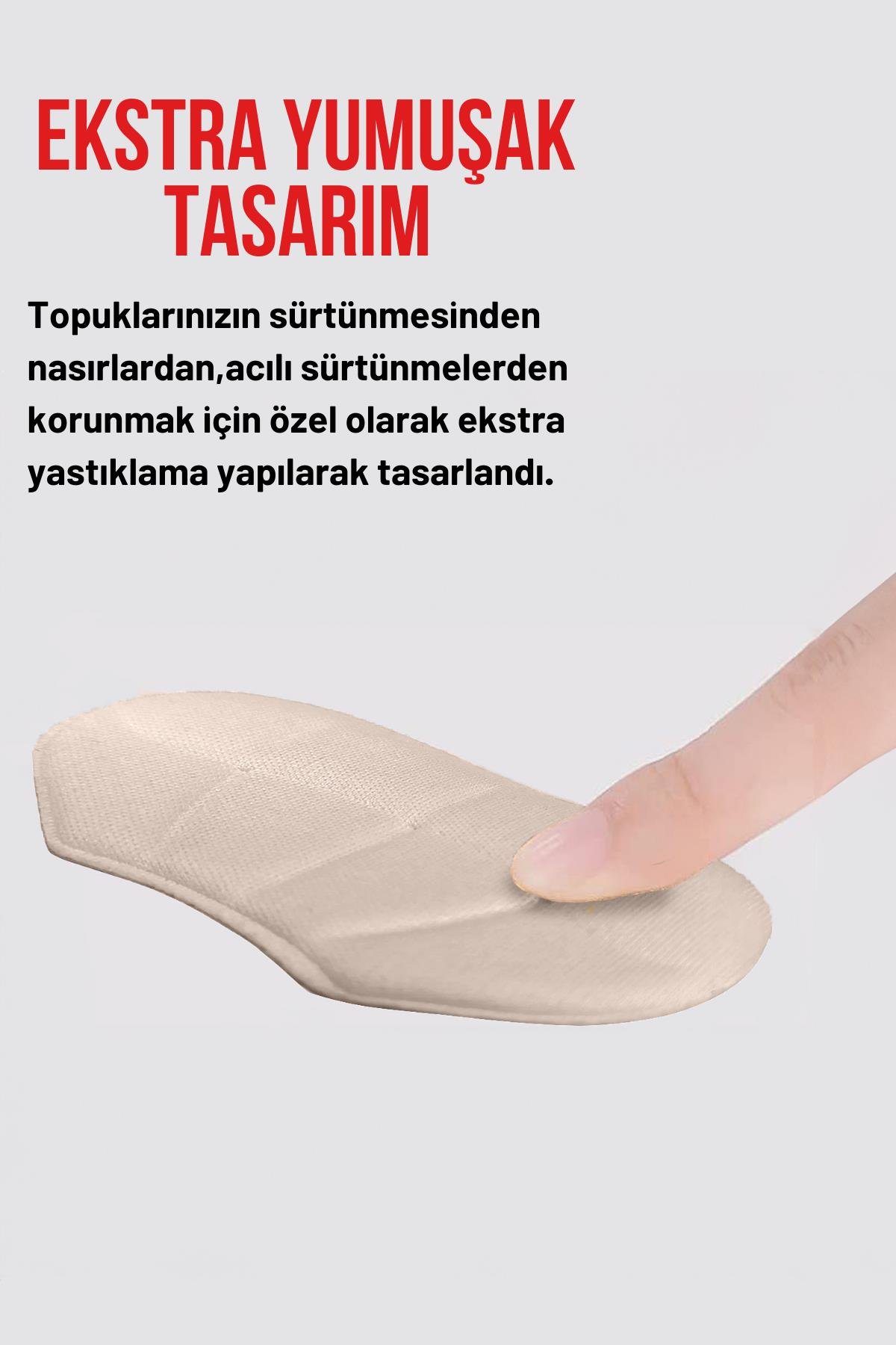 T40 Ayakkabı Topuk Vurma Önleyici Ve Daraltma Pedi Ayakkabı Topuk Koruyucu Aparat 2 Çift