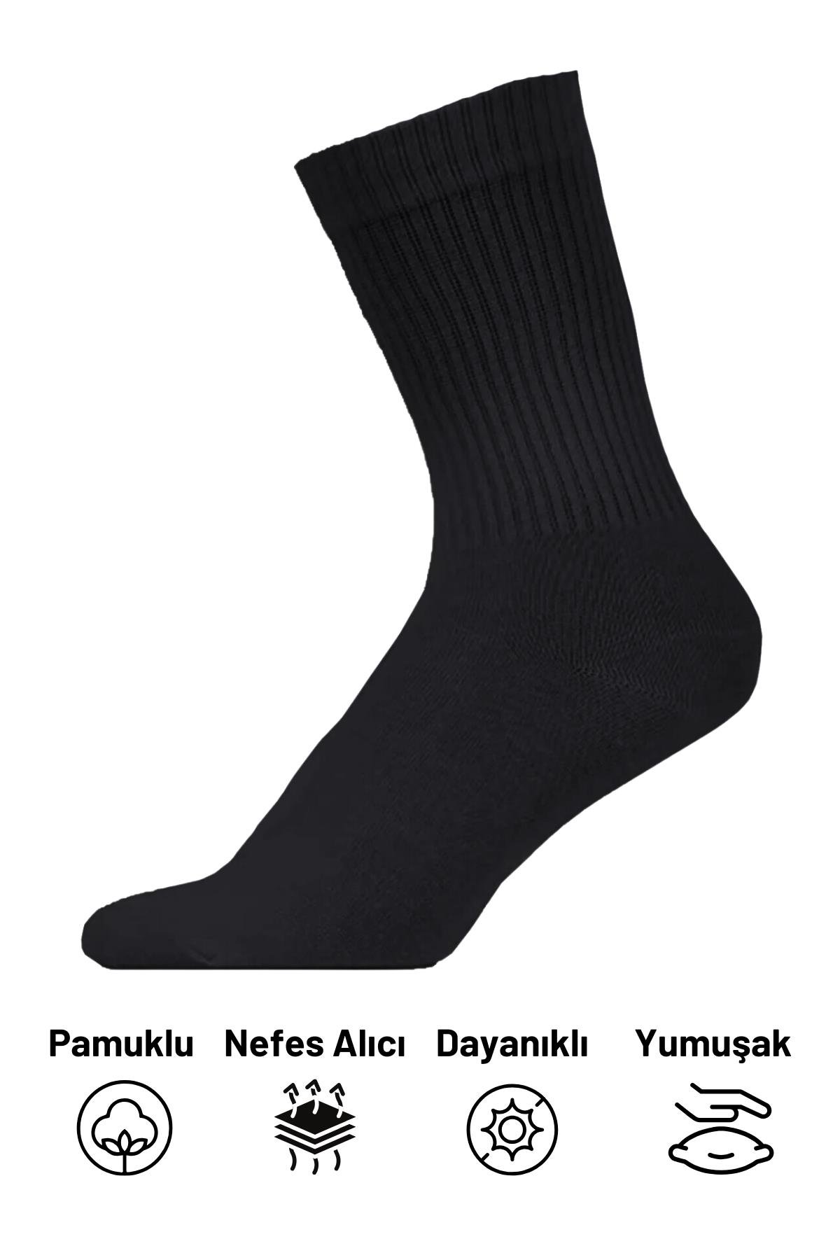 Tenis Çorabı Kolej Çorap Unisex 2 Adet