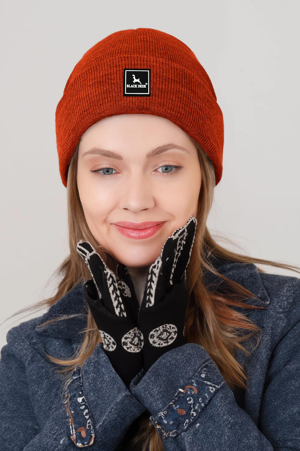 Unisex Kışlık Bere Şapka Düz Logolu Yumuşak Triko Basic Akrilik Beanie