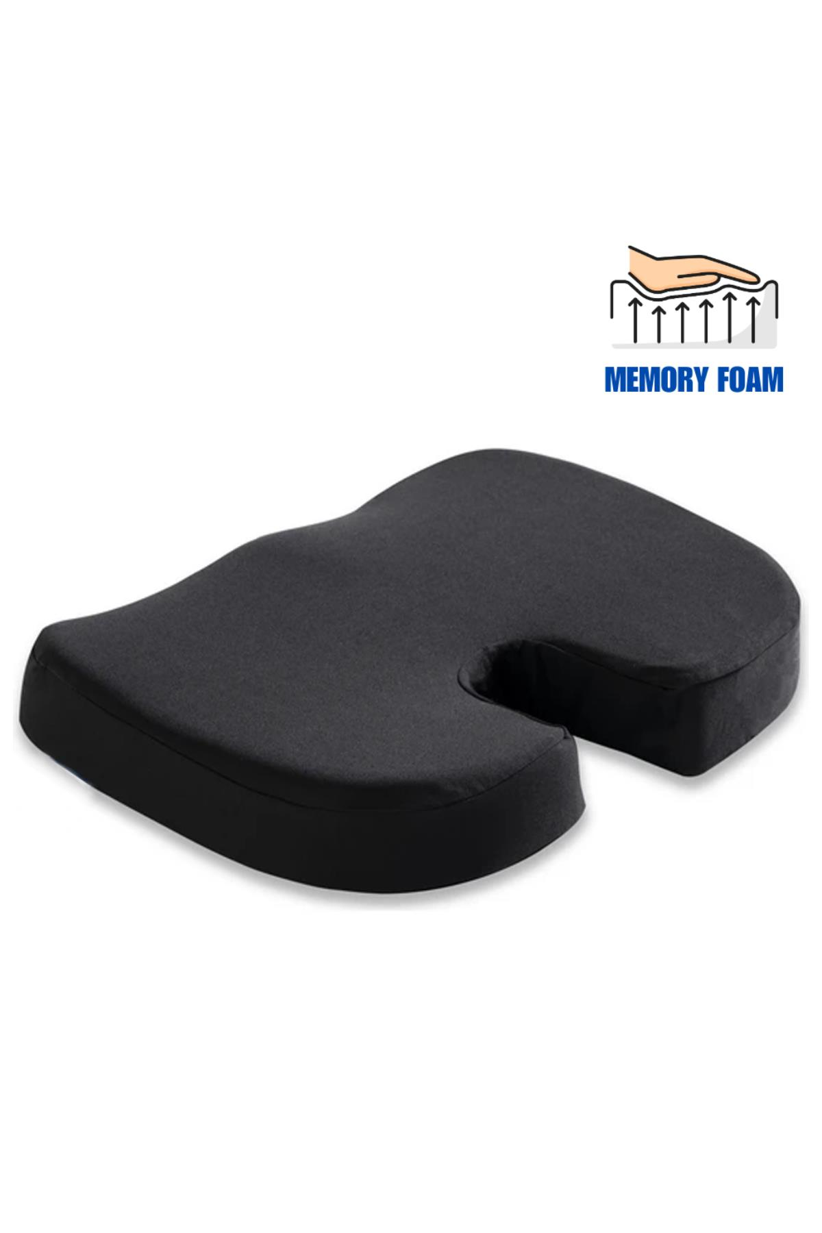 Visco Ortopedik Hafızalı Dik Oturuş Minderi Oturma Bölgesi Sorunları İçin Memory Foam Minder