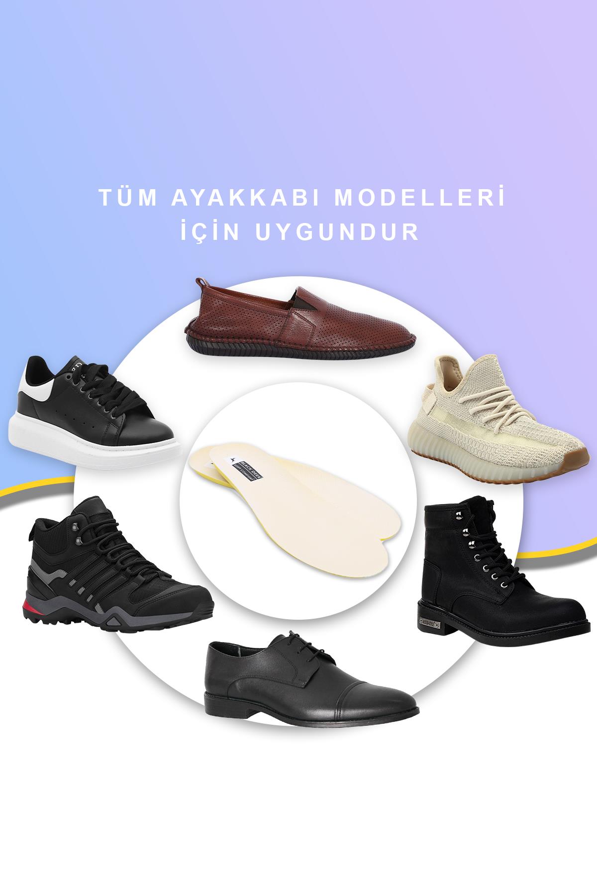 X15 Yumuşak Ortopedik Tabanlık,Rahat Tabanlık,Konfor Tabanı,Spor Tabanlığı,Kadın,Erkek,Beyaz