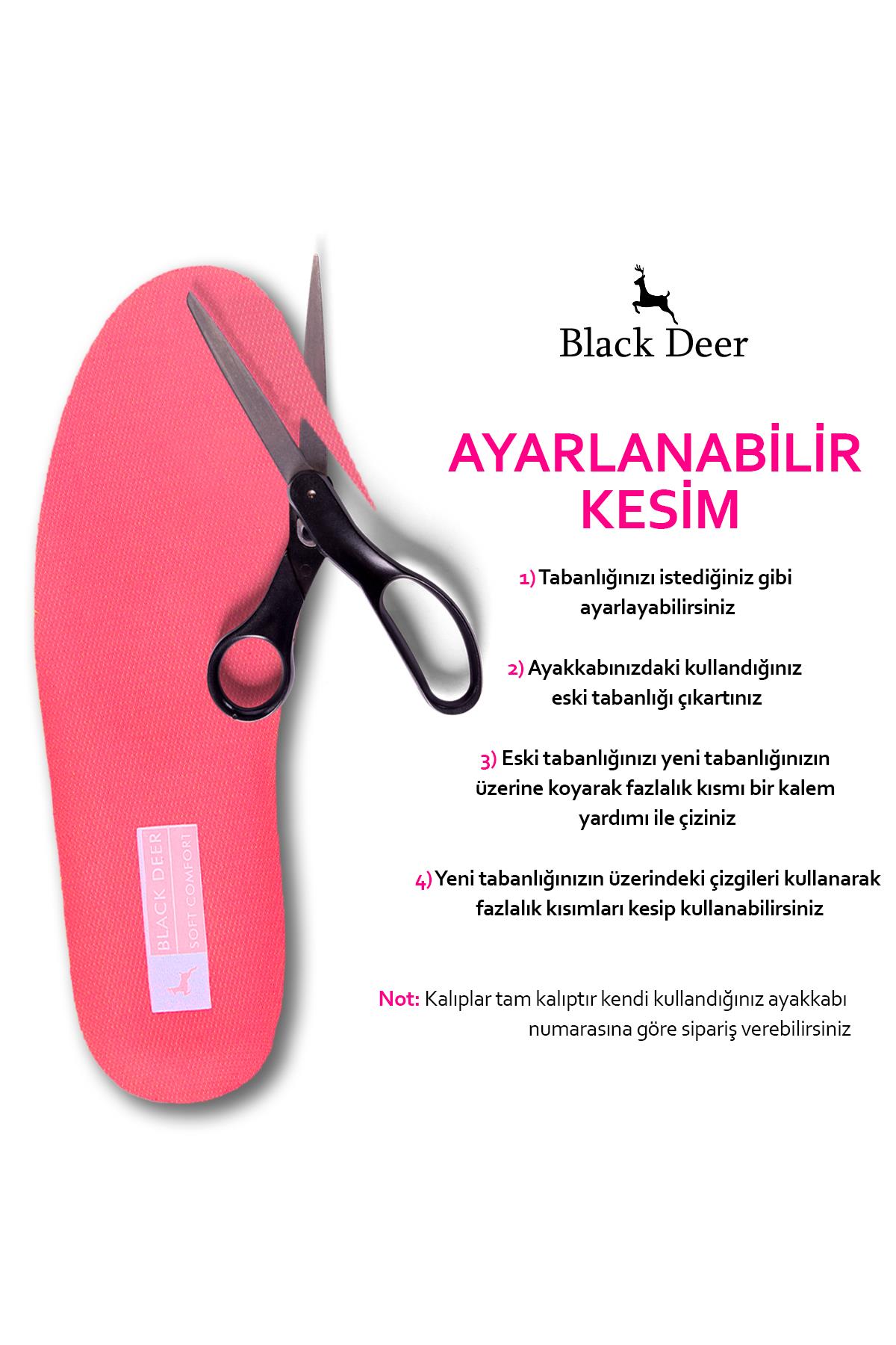 X15 Yumuşak Ortopedik Tabanlık,Rahat Tabanlık,Konfor Tabanı,Spor Tabanlığı,İç Taban,Kadın,Pembe