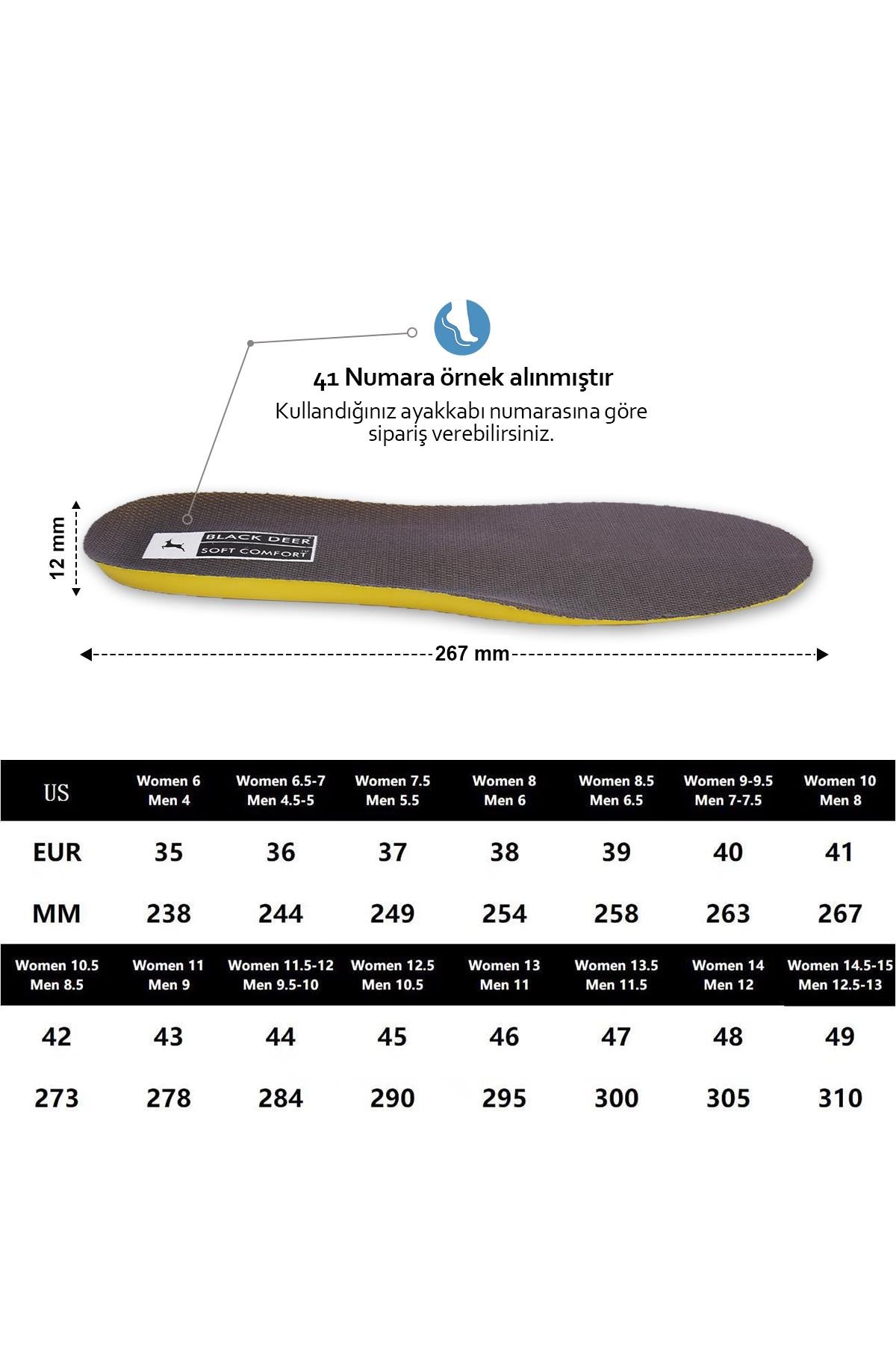 X15 Yumuşak Ortopedik Tabanlık,Rahat Tabanlık,Konfor Tabanı,Spor Tabanlığı,İç Taban,Kadın,Erkek,Gri