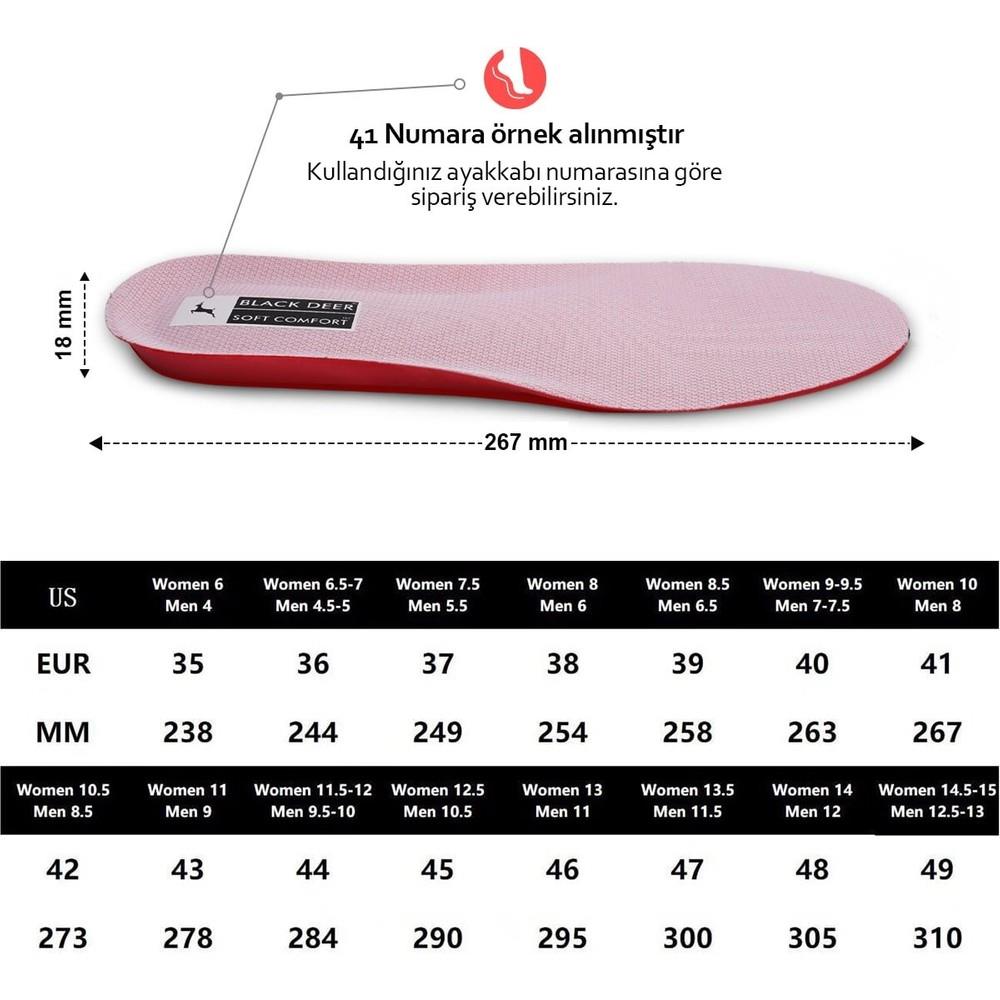 X45 Yumuşak Ortopedik Tabanlık,Rahat Tabanlık,Konfor Tabanı,Spor Tabanlığı,Erkek,Kadın,Beyaz