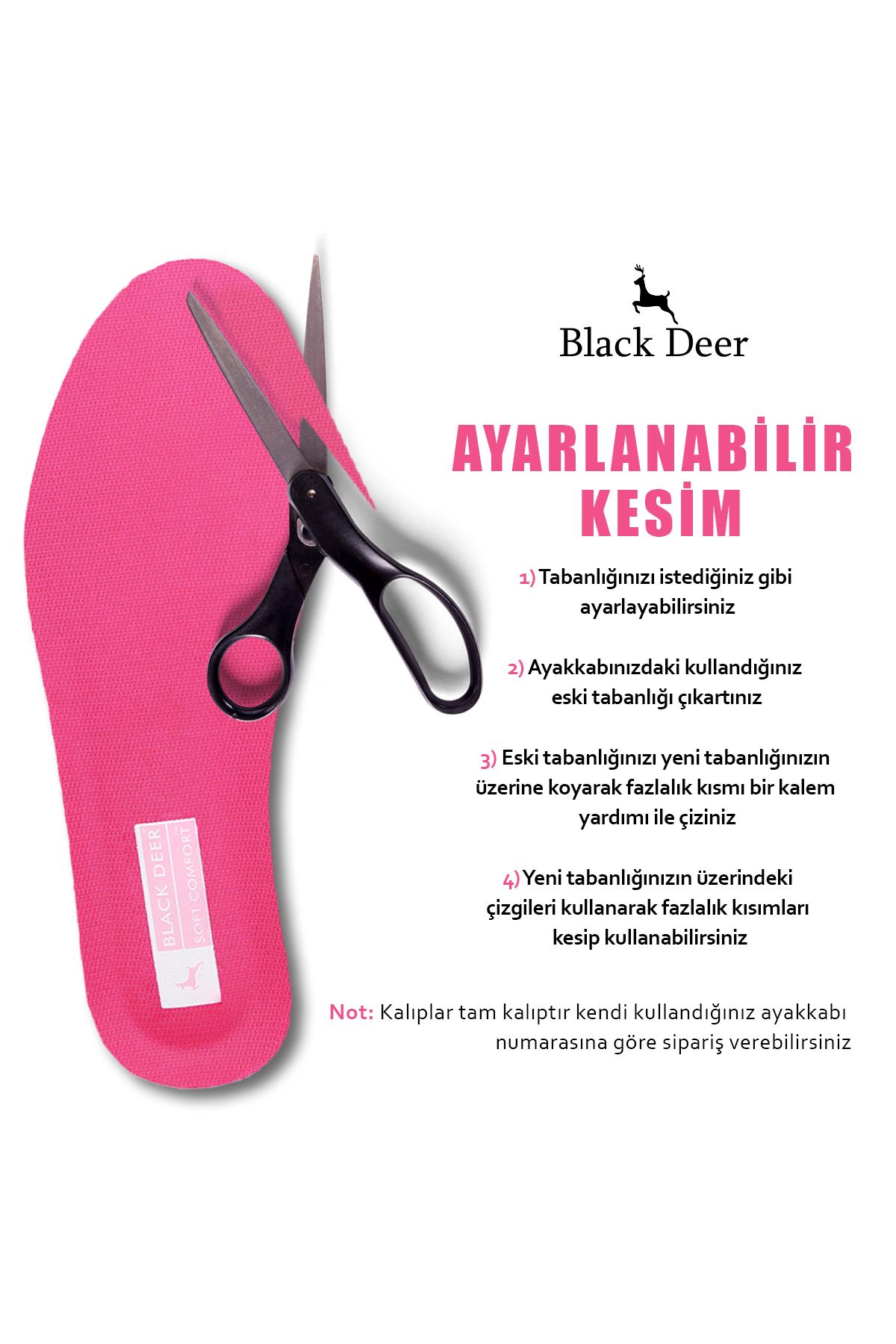 X45 Yumuşak Ortopedik Tabanlık,Rahat Tabanlık,Konfor Tabanı,Spor Tabanlığı,İç Taban,Kadın,Pembe