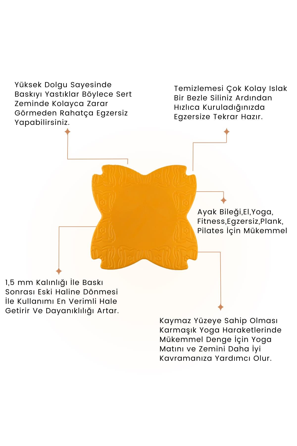 Yoga Pedi Yoga Diz Yastığı Antrenman Matı Yoga Yastığı Dizlik Pilates Pedi 2 Adet